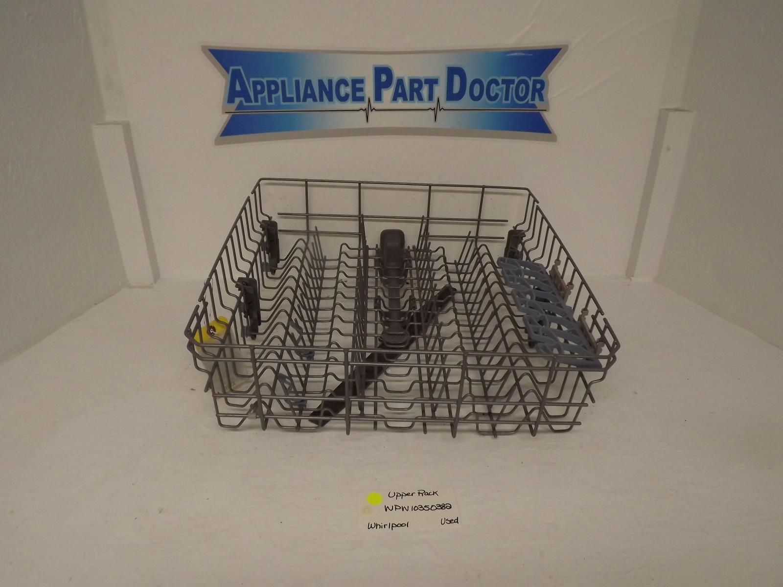 Whirlpool Dishwasher WPW10350382 Upper Rack Used Whirlpool Dishwasher WPW10350382 Upper Rack Used